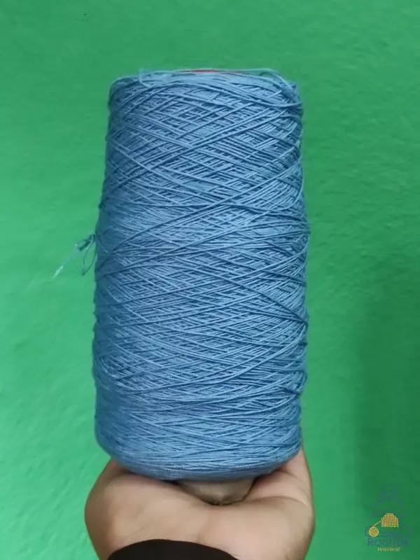 Rohstoffe - Baumwollstärke 2/10 gebleicht - Rochak handgestrickt