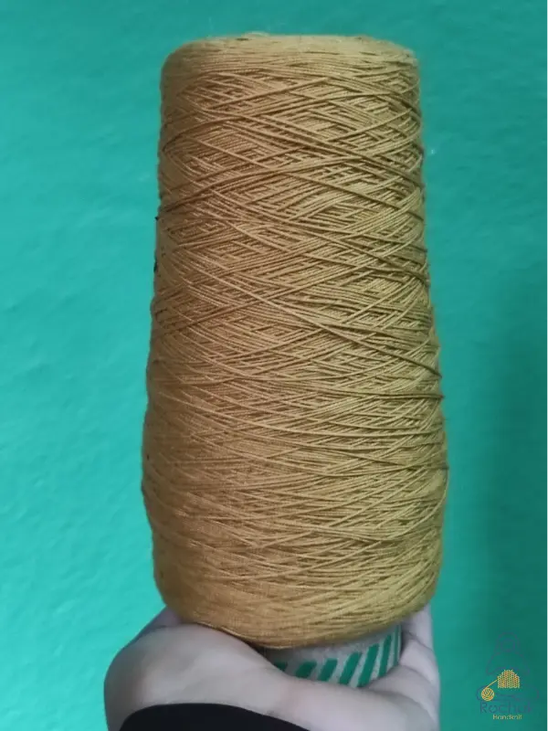 Rohstoffe - Baumwollstärke 2/10 gebleicht - Rochak handgestrickt