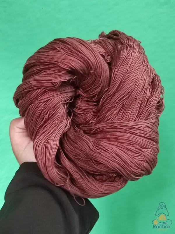 Rohstoffe - Baumwollstärke 2/10 gebleicht - Rochak handgestrickt