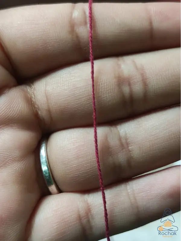 Rohstoffe - Baumwollstärke 2/10 gebleicht - Rochak handgestrickt