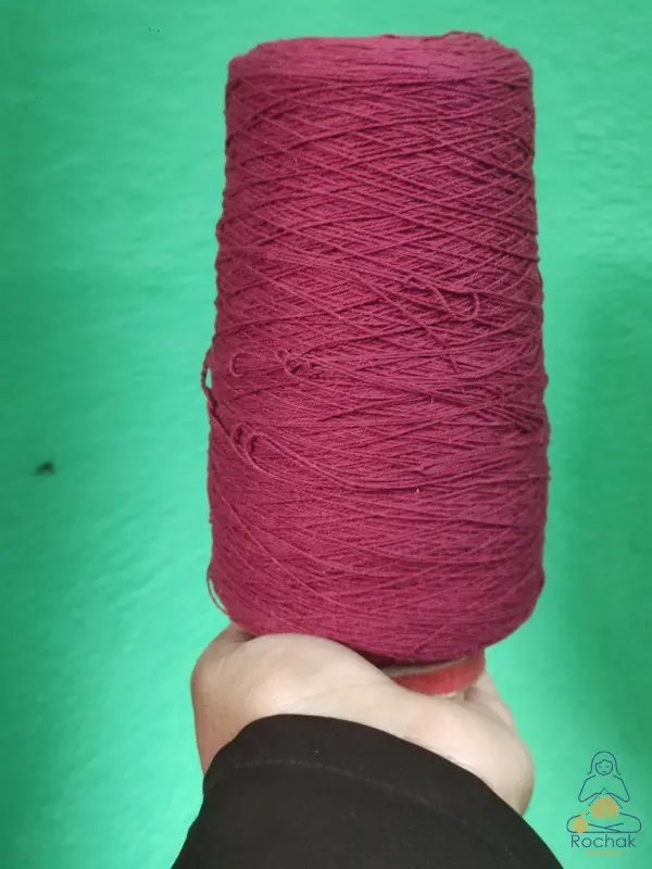 Rohstoffe - Baumwollstärke 2/10 gebleicht - Rochak handgestrickt
