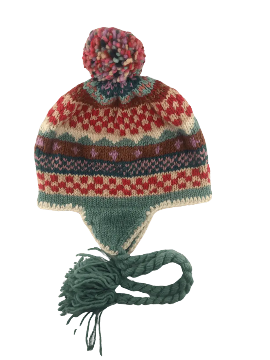 Berretto Fair Isle realizzato dalle donne di Rochak Handknit