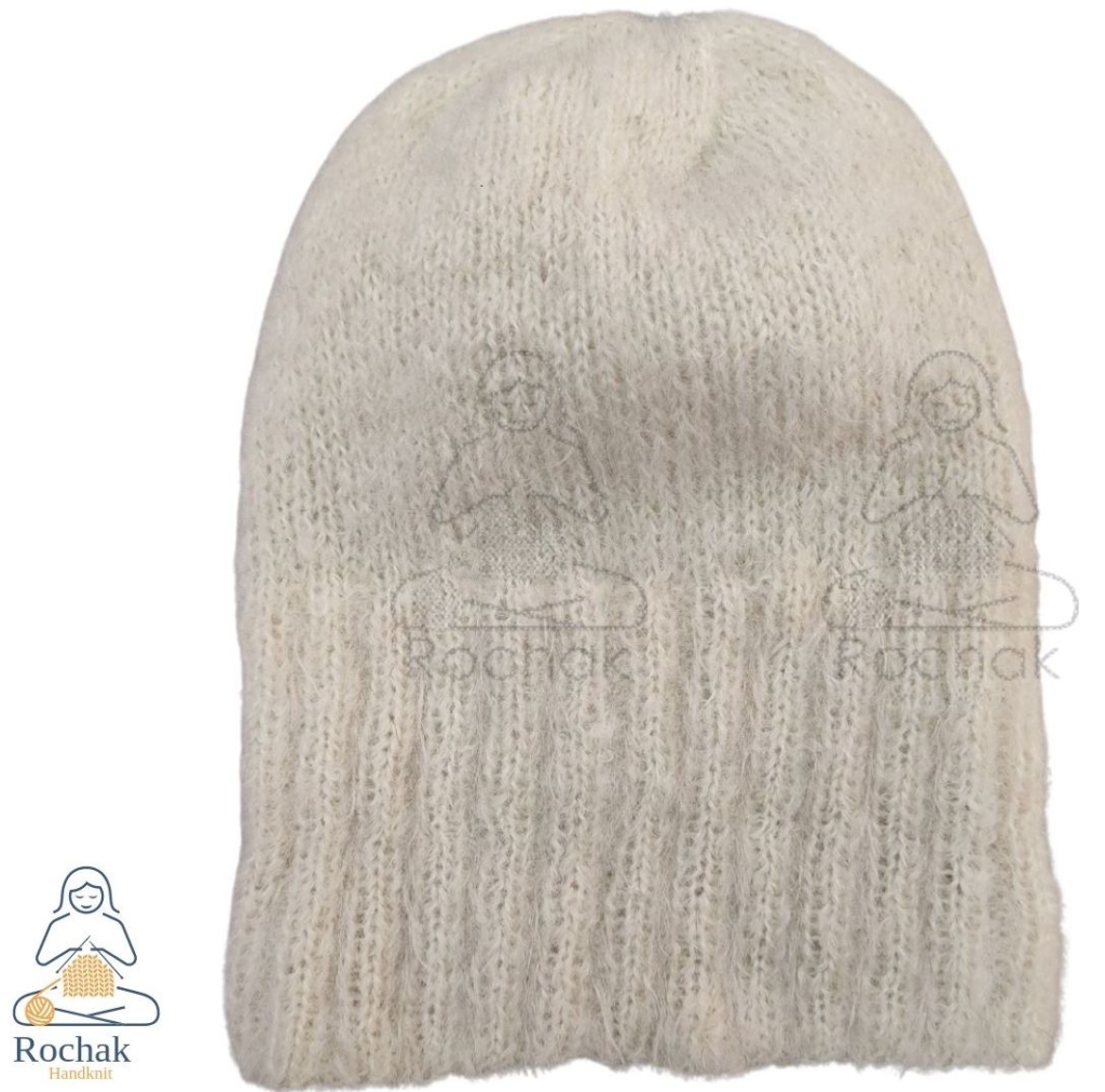 Rochak Handknitin Mohair-langasta valmistettu käsinneulottu pipo