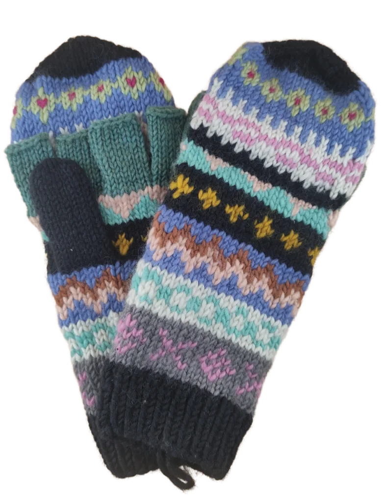 Merino Handwarmer Rochak Handknit Craft